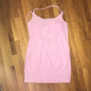 Light pink lulu lemon strappy tank top